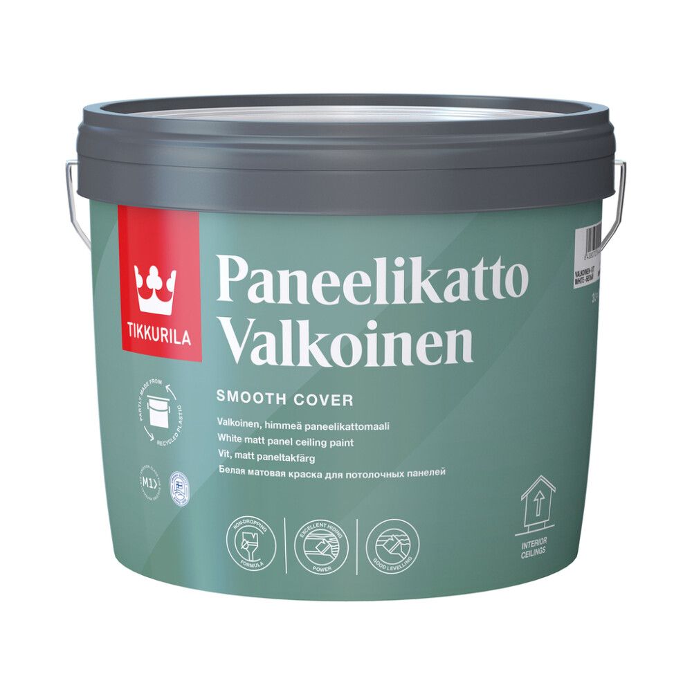 Sisäkattomaali Tikkurila Paneelikatto Valkoinen