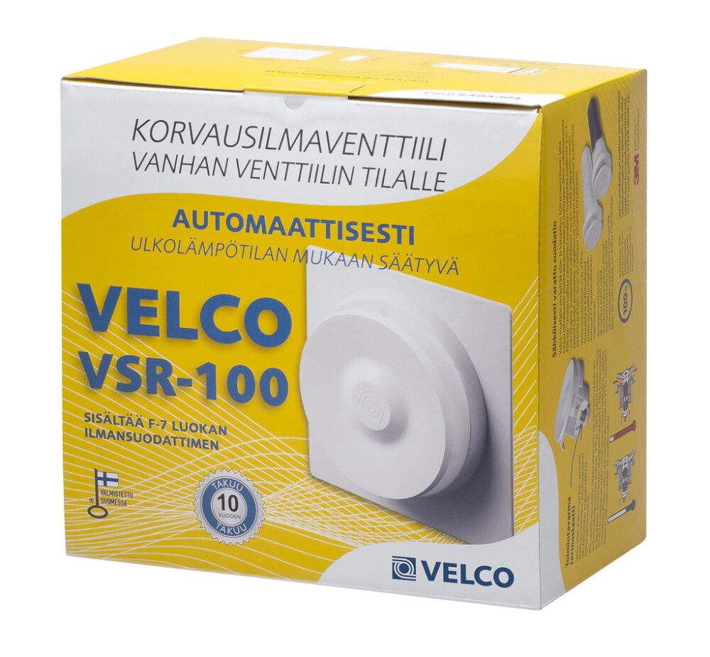 Korvausilmaventtiili Velco VSR-100