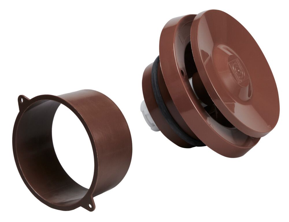 Korvausilmaventtiili Velco VTR-100 ruskea