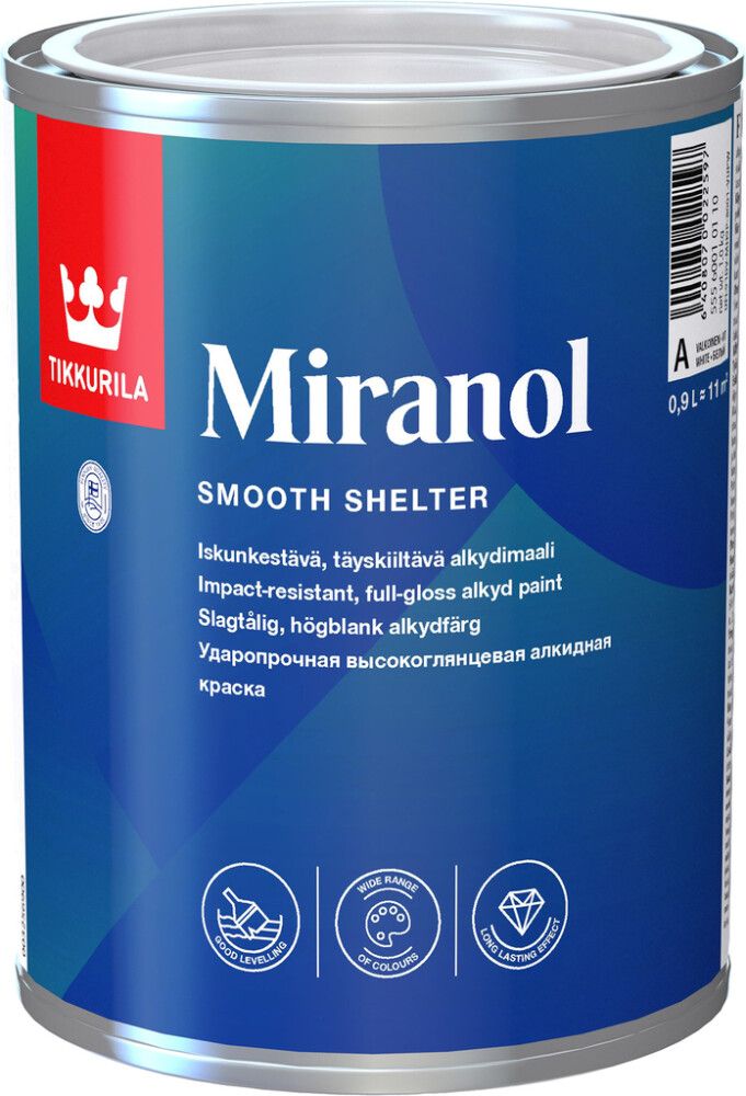 Alkydimaali Tikkurila Miranol Valkoinen