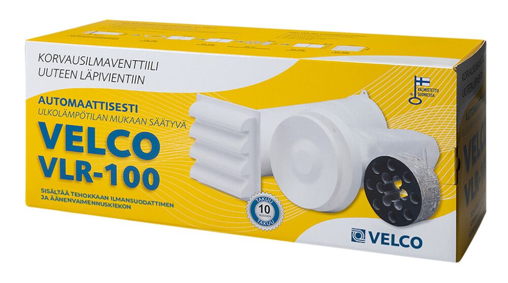 Korvausilmaventtiili Velco VLR-100