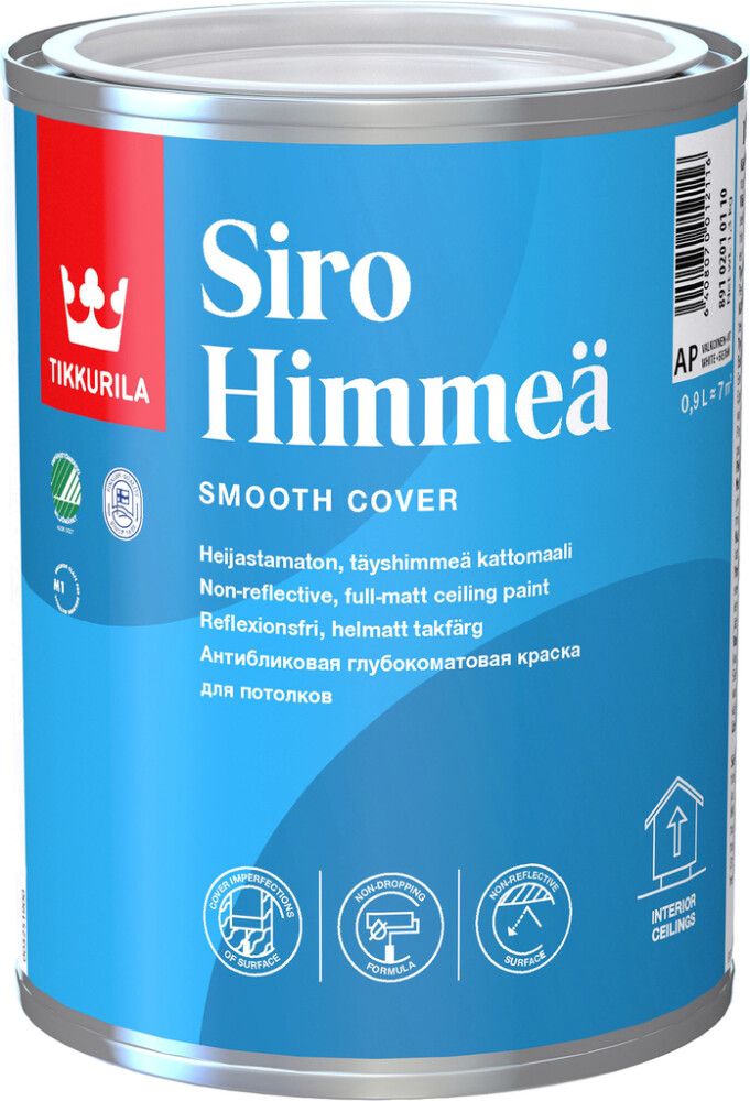 Sisäkattomaali Tikkurila Siro Himmeä