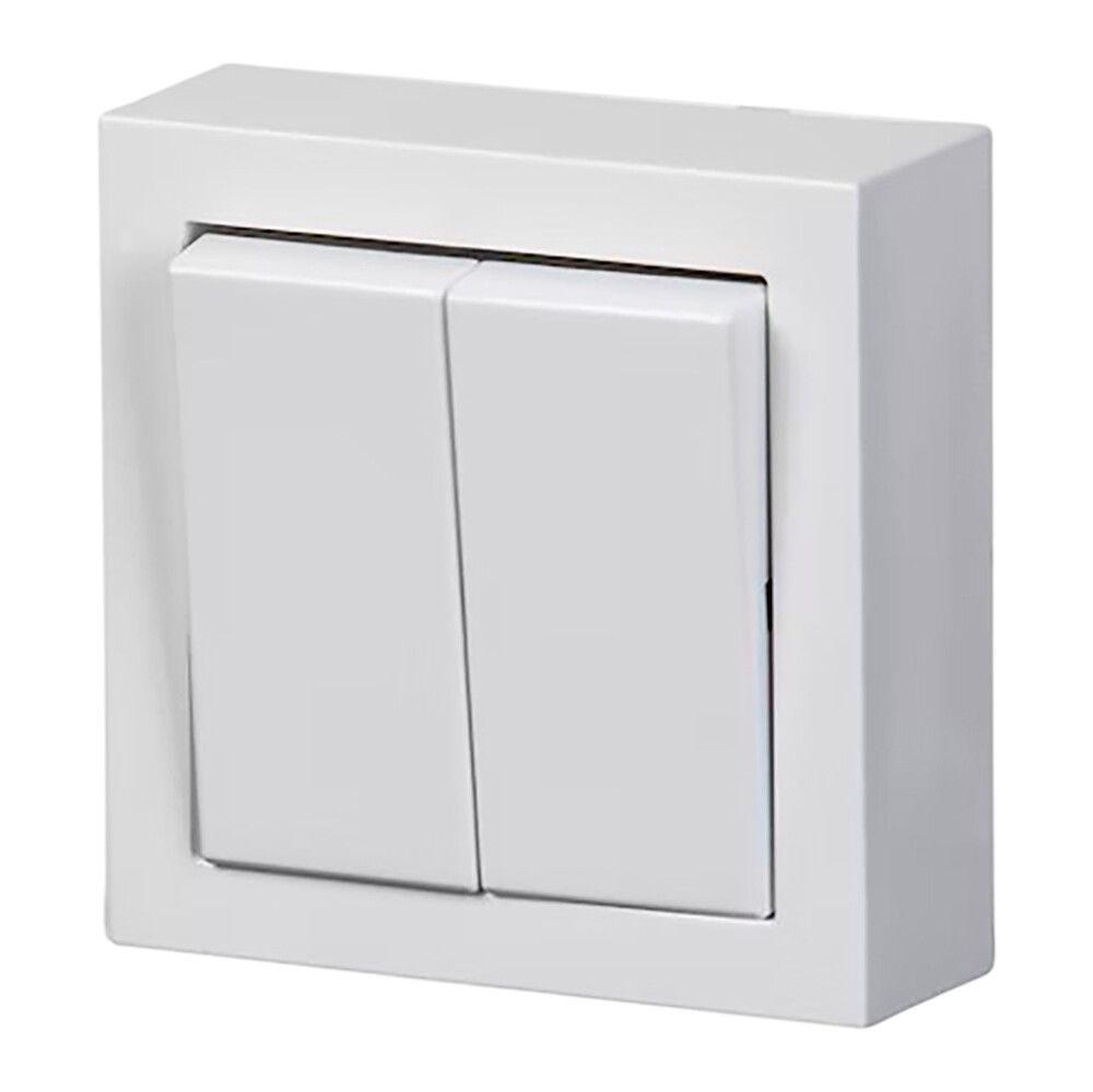 Pintakytkin ABB Impressivo 5 valkoinen