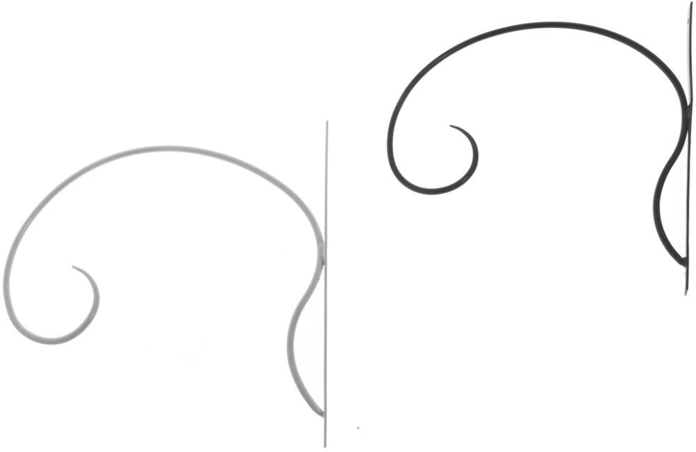 Amppelikoukku kukkakuvio 35 cm lajitelma