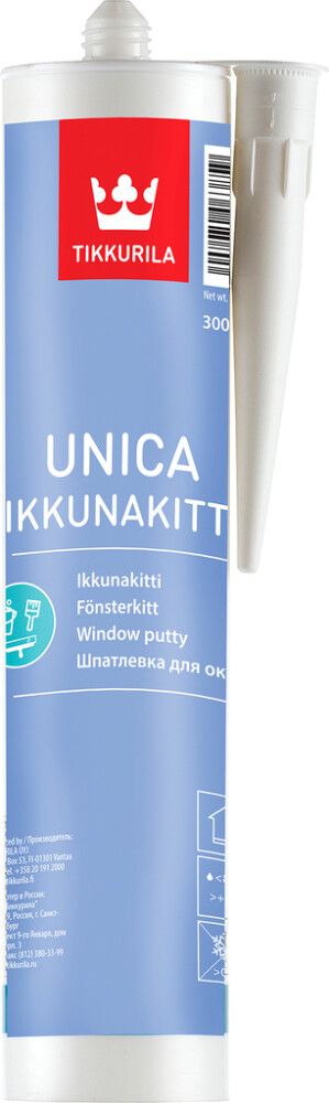 Ikkunakitti Tikkurila Unica 300 ml valkoinen