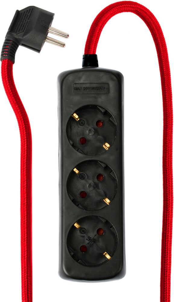 Jatkojohto Opal 3-os Punainen