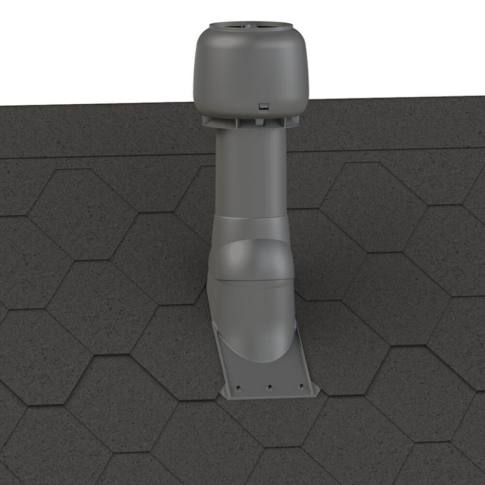 Kattoläpivienti HS Vilpe Huopa/Slate Musta