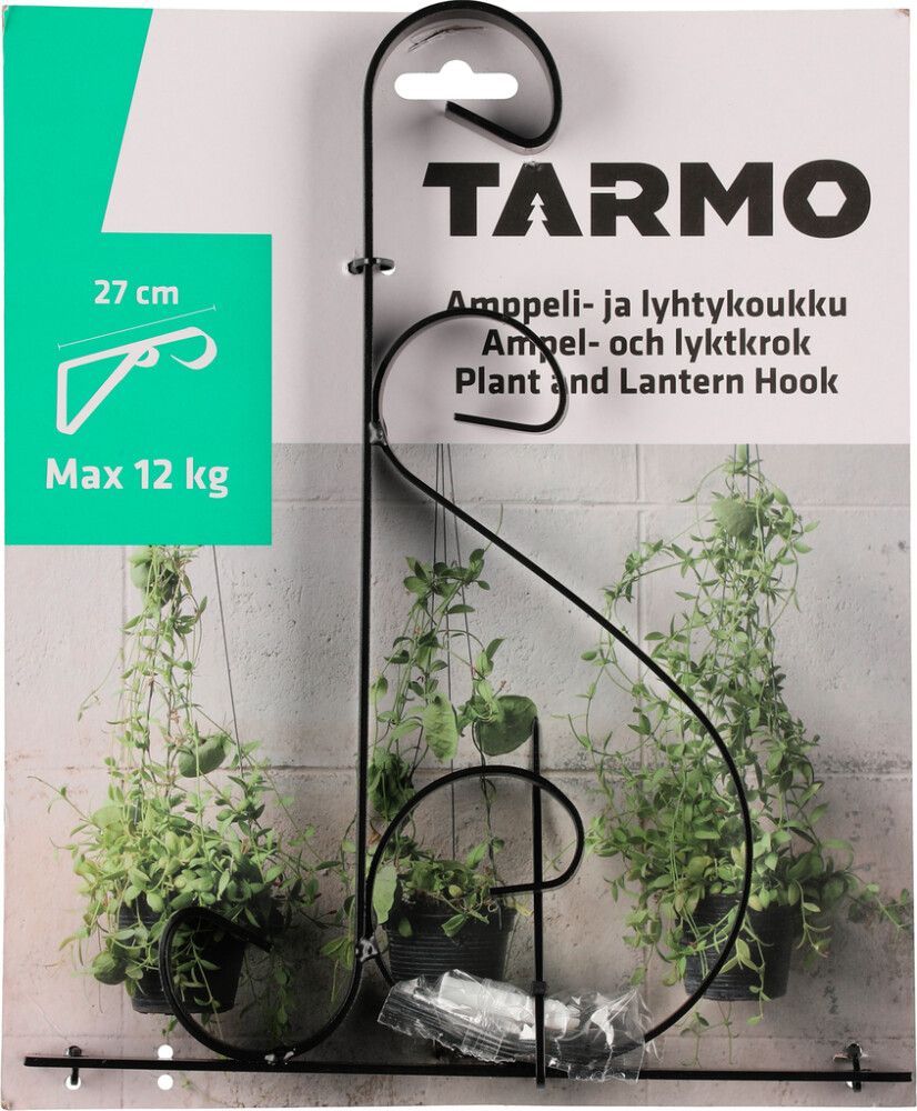 Amppeli- ja lyhtykoukku Milan