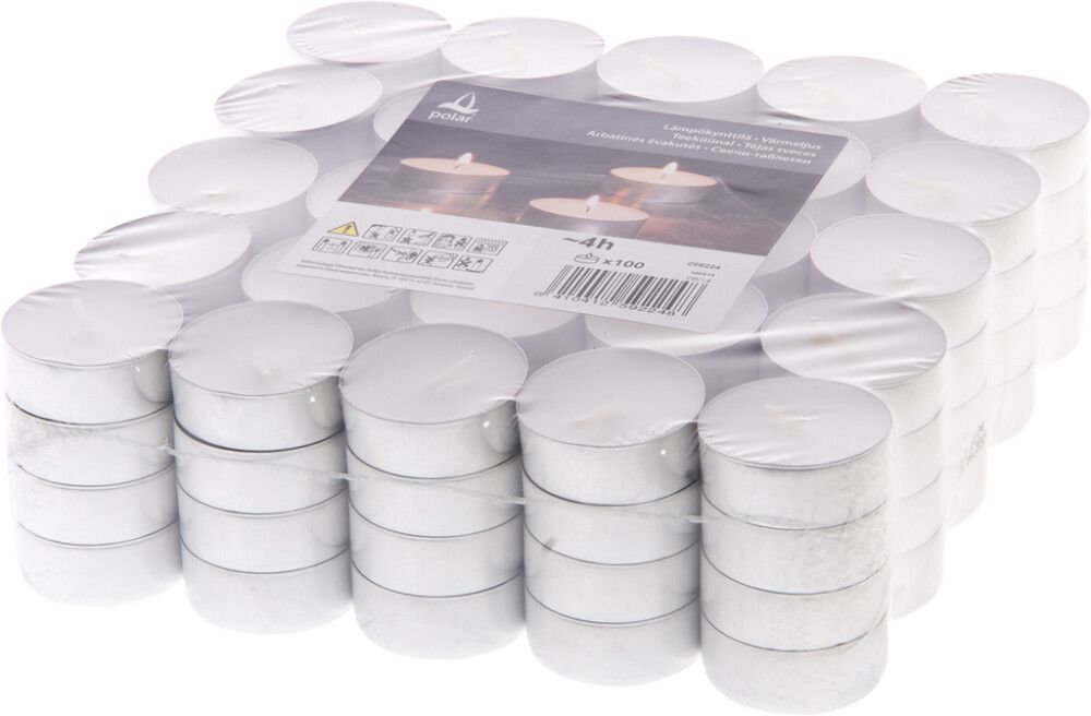 Lämpökynttilä Polar 4 h 100 kpl