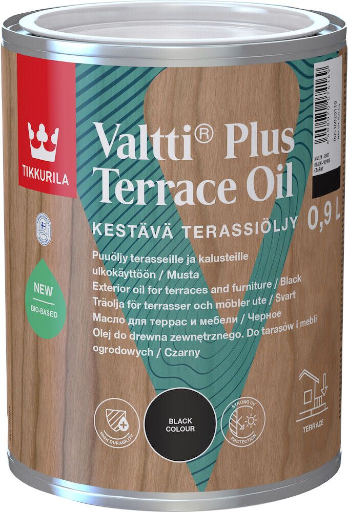 Valtti Plus Terrace Oil Tikkurila Musta