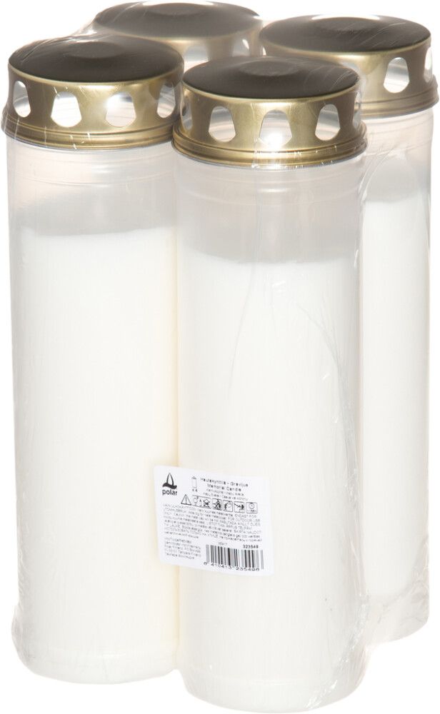 Hautakynttilä 168 h 4 kpl