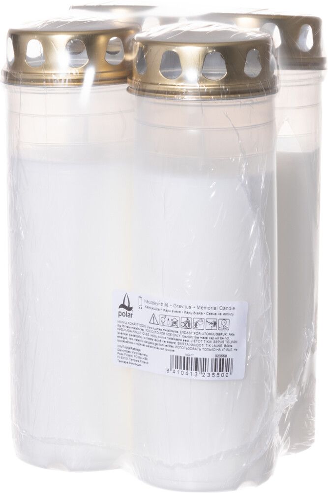 Hautakynttilä 120 h 4 kpl