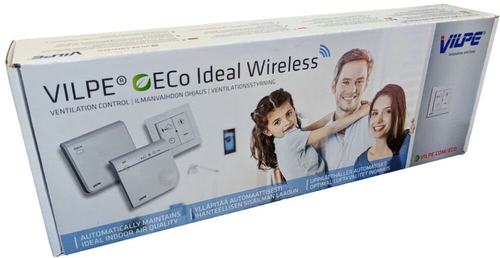 Ilmanvaihdon ohjauspaketti Vilpe ECo Ideal Wireless