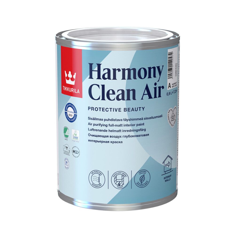 Sisustusmaali Tikkurila Harmony Clean Air A 0,9 l