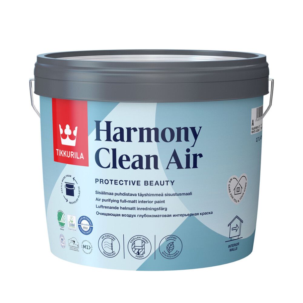 Sisustusmaali Tikkurila Harmony Clean Air A 2,7 l