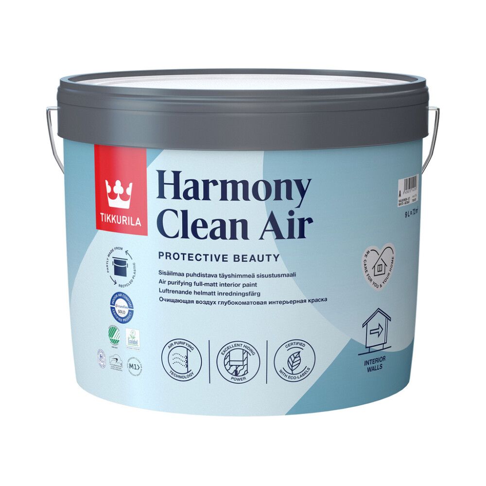 Sisustusmaali Tikkurila Harmony Clean Air A 9 l