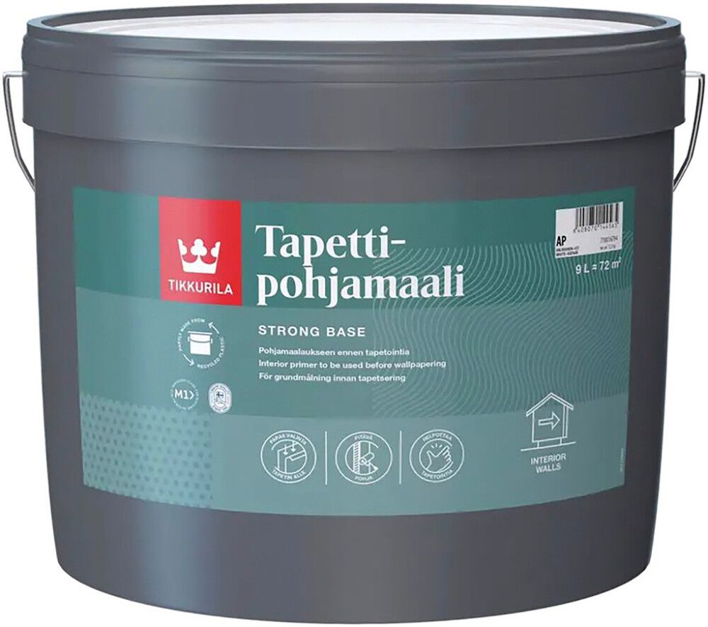 Tapettipohjamaali Tikkurila 9 l