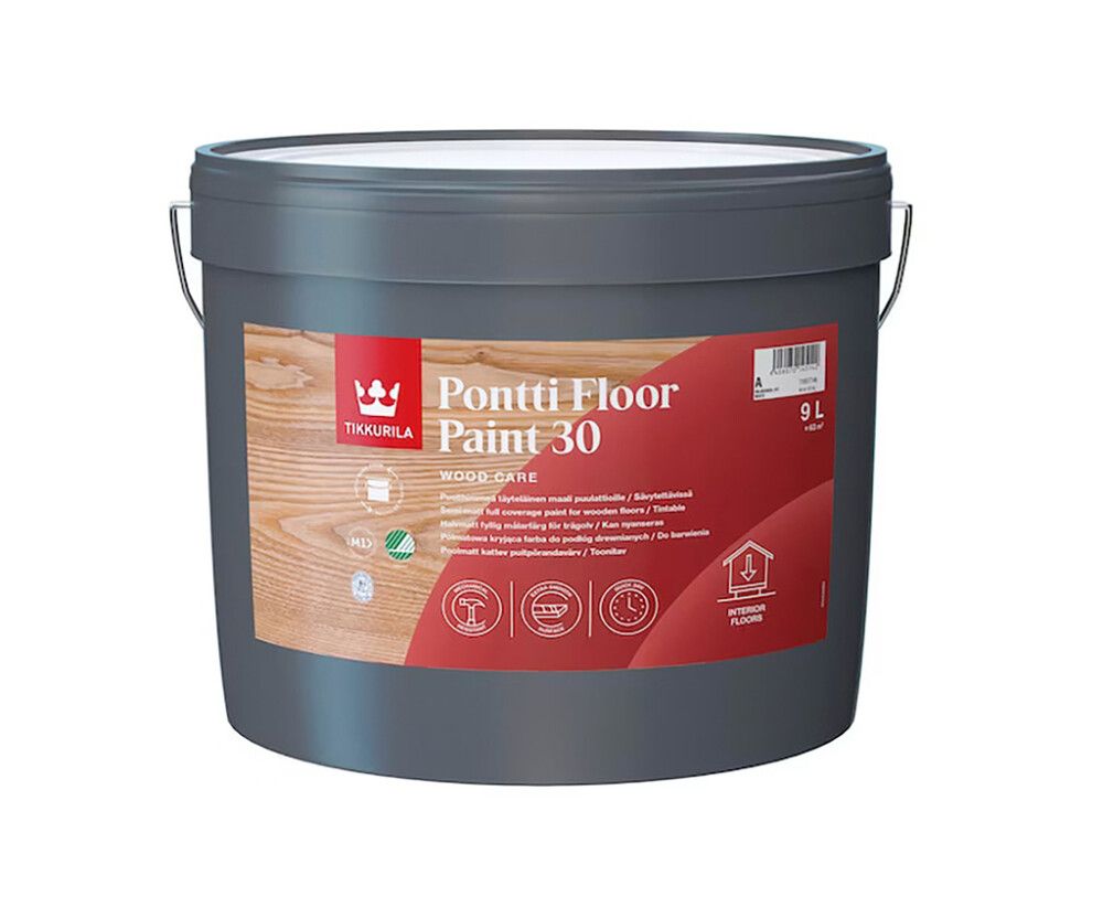 Puulattiamaali Tikkurila Pontti Floor Paint 30 9 l
