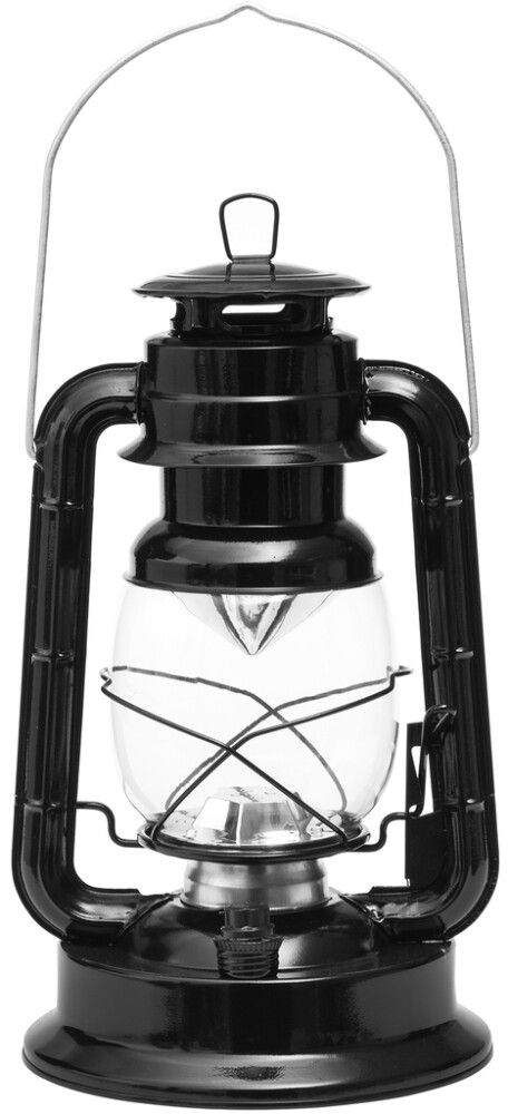 Myrskylyhty LED 34 cm musta