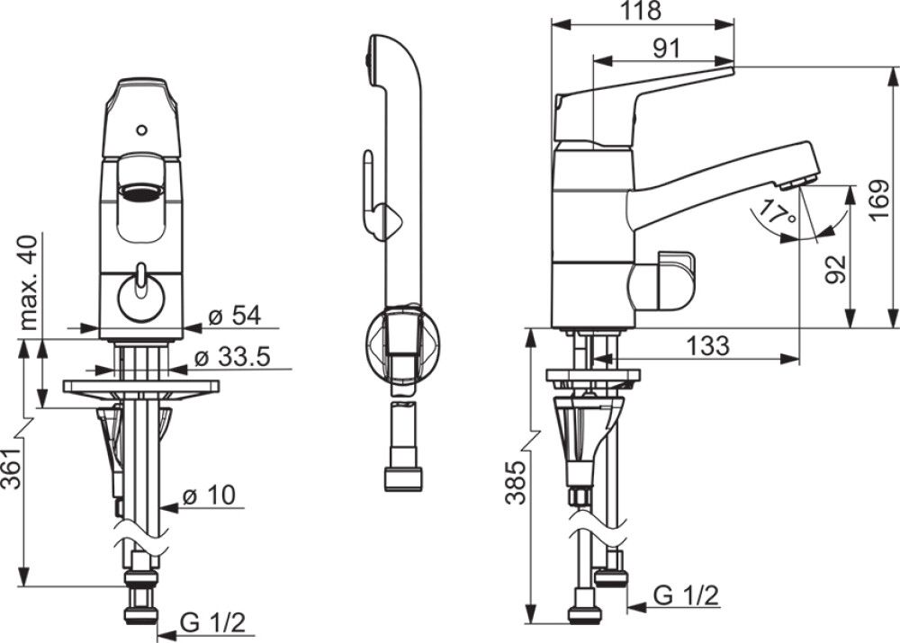 Pesuallashana Oras Vega 1814G Bidetta PKV