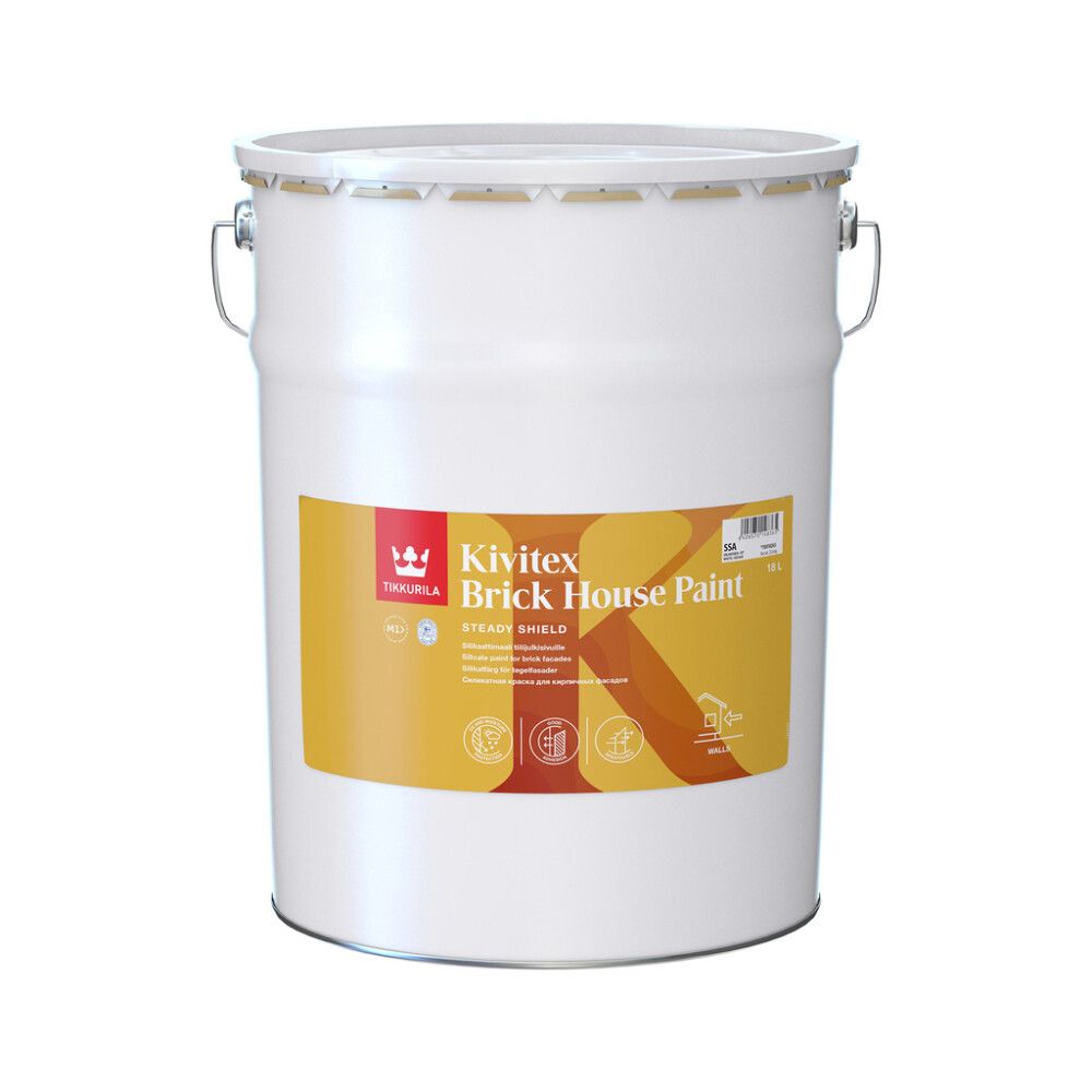 Maali Tikkurila Kivitex Brick House Paint Valkoinen