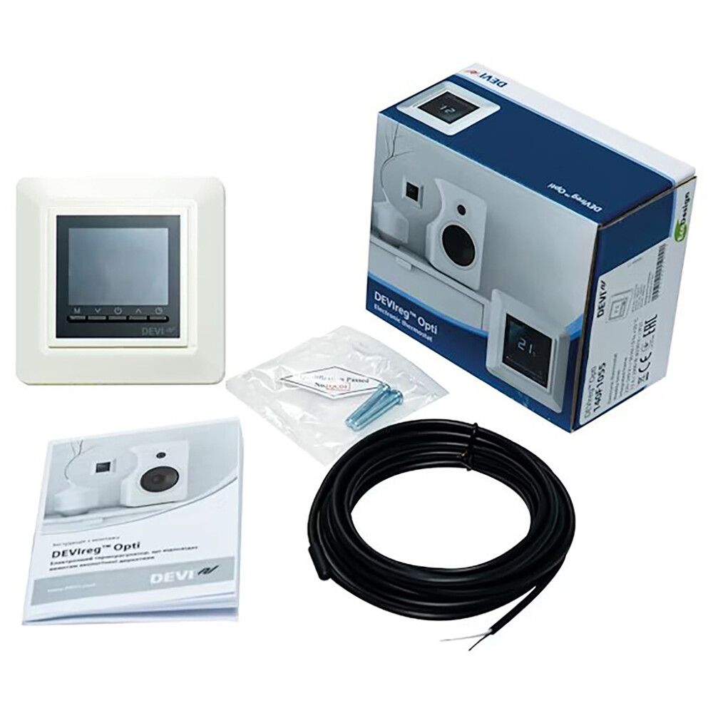 Yhdistelmätermostaatti DEVIreg™ OPTI