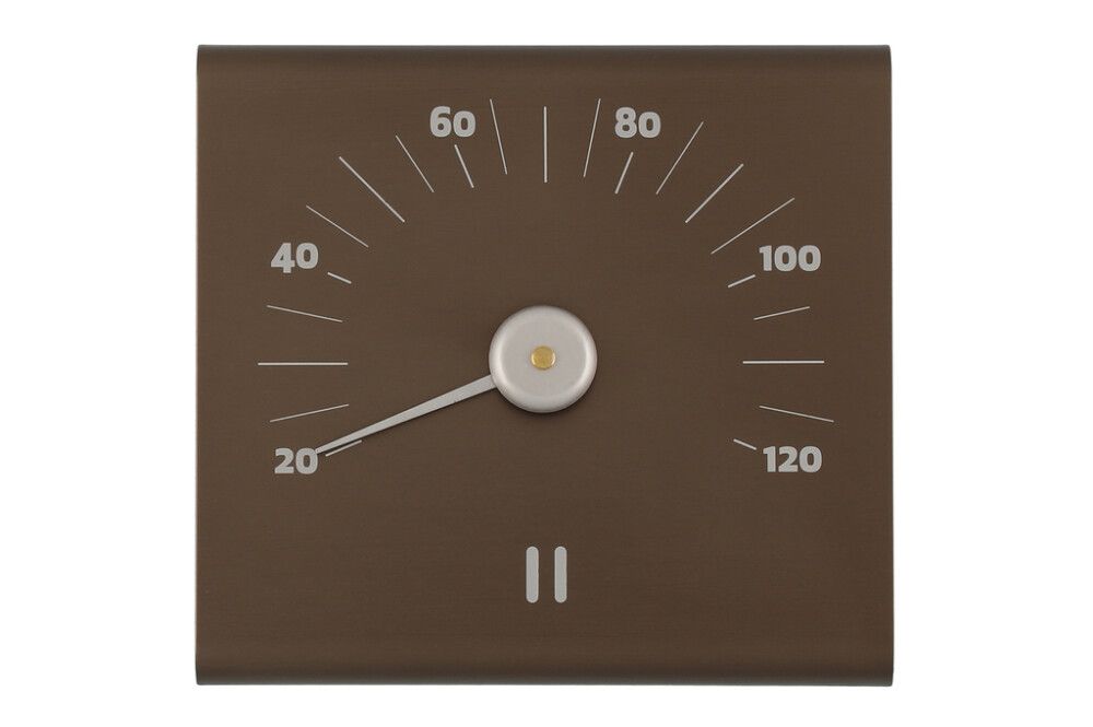 Saunan Lämpömittari Rento Tervanruskea