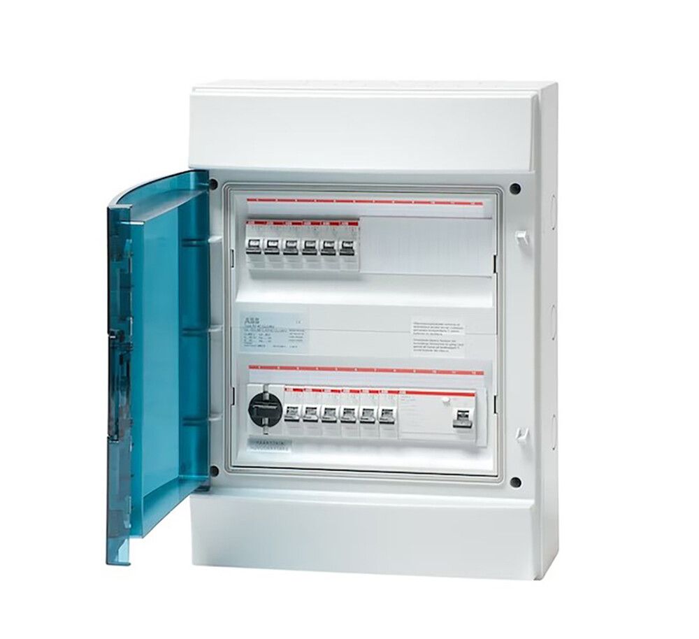 Ryhmäkeskus ABB Mistral 40A VVSK 12JSK PC IP65 Valkoinen 320 x 435 x 155 mm