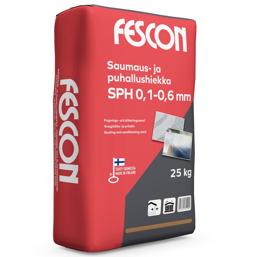 Saumaus- ja puhallushiekka Fescon SPH 25 kg