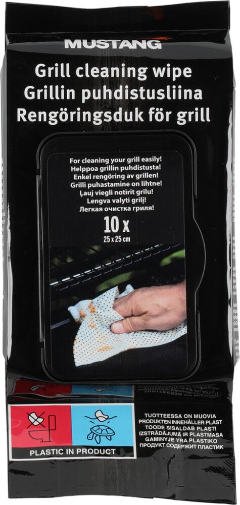 Grillin puhdistusliina Mustang 10 kpl
