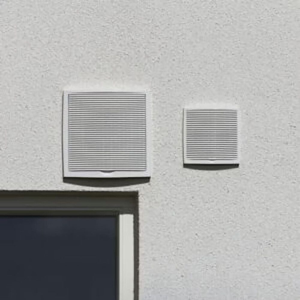 Monitoimi-ulkosäleikkö Vilpe Musta 150 x 150 mm