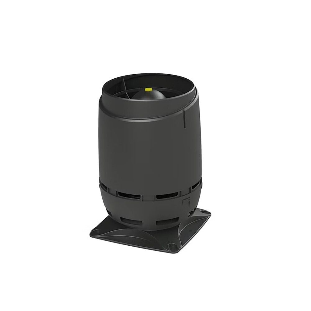 Ilmanvaihdon poistoputki Vilpe Flow 125S musta 250 x 250 mm