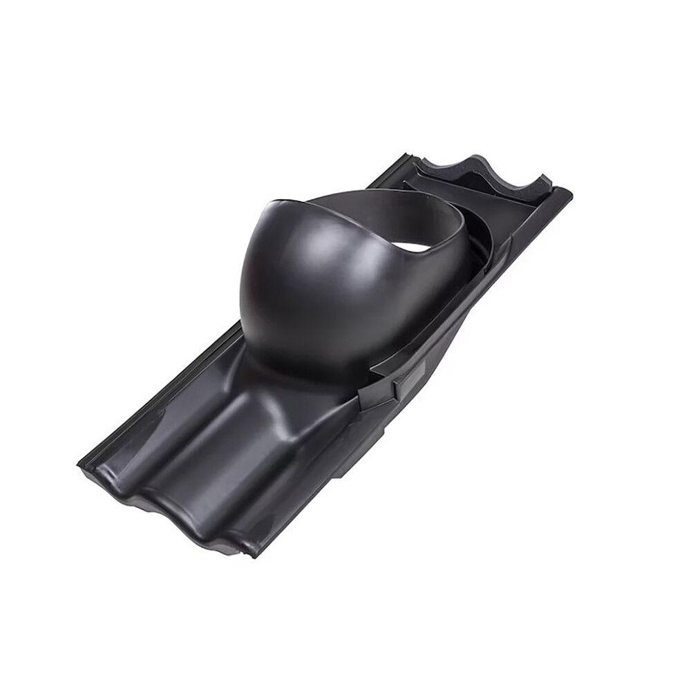 Kattoläpivienti Vilpe XL tiili musta Ø 160–250 mm