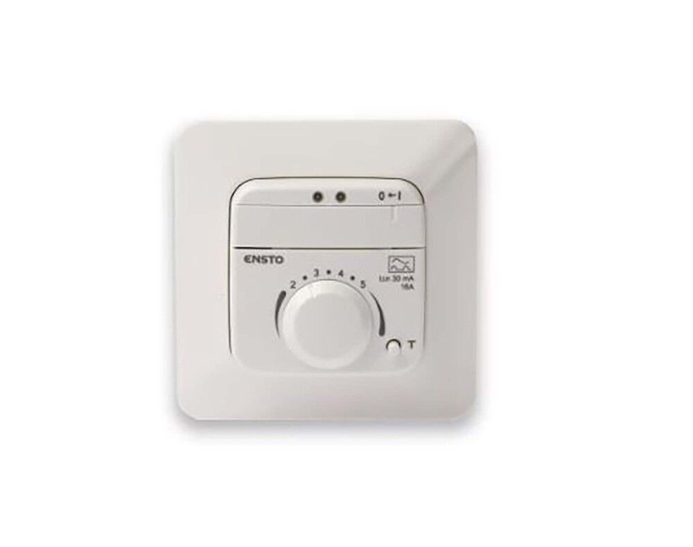 Lattiatermostaatti Ensto Valkoinen 8,5 cm