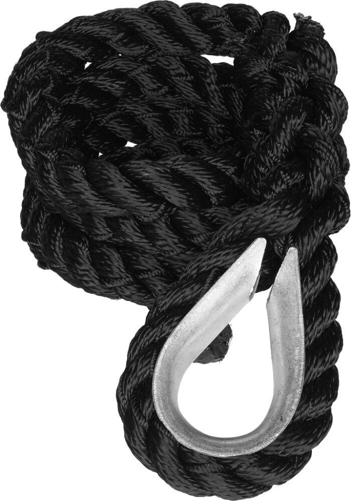 Kiinnitysköysi riipputuoliin musta