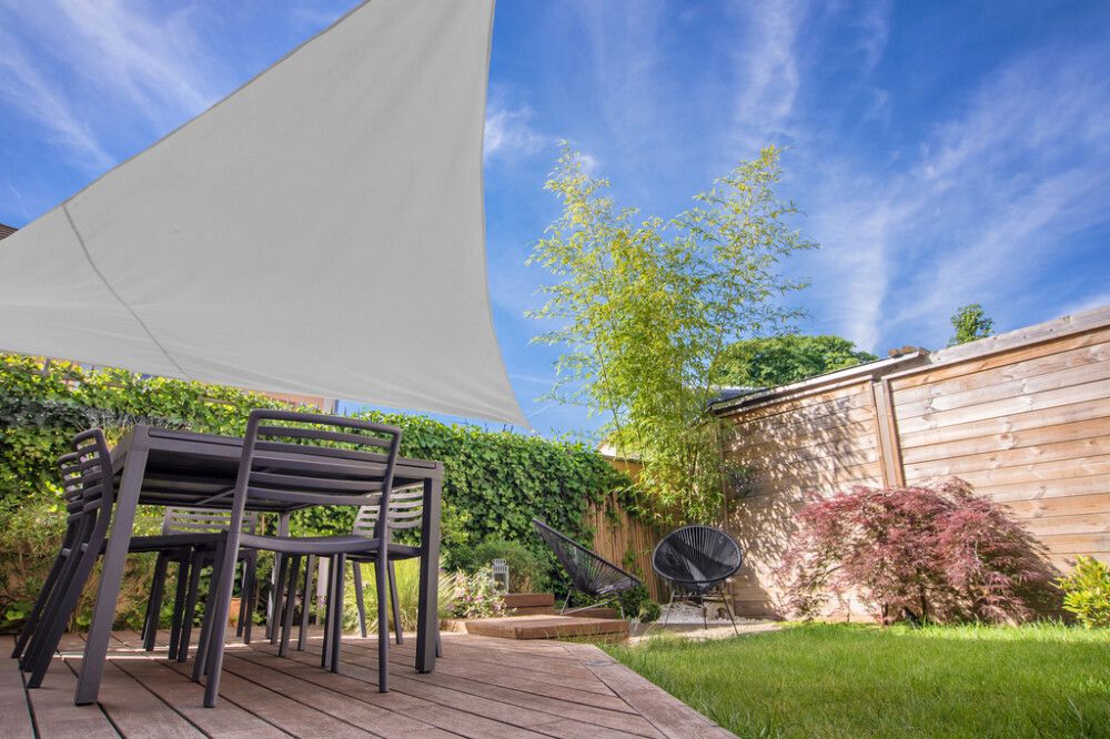 Aurinkopurje 5 x 5 x 5 m harmaa