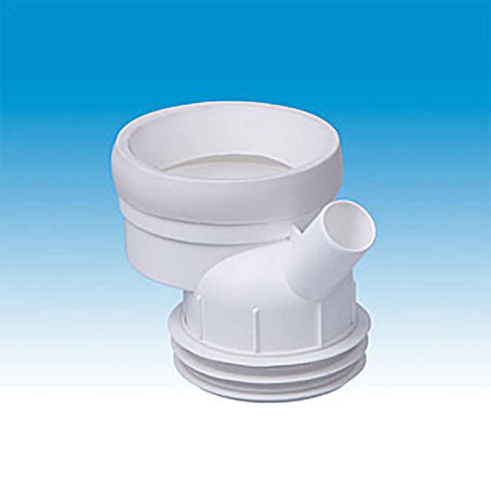 WC-mansetti Merika 32 mm tuloputkella Valkoinen