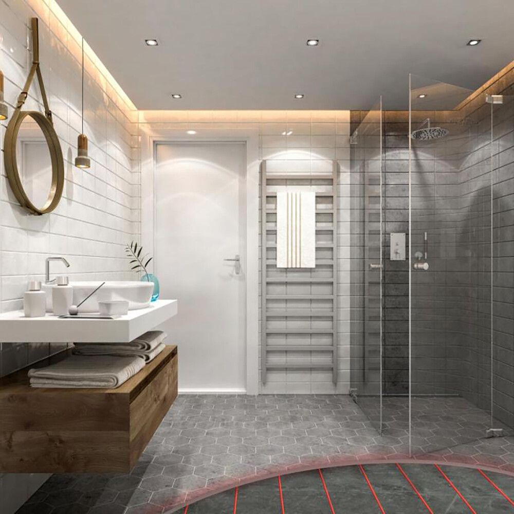 Lattialämmityskaapeli Nobö NUCS18W/m 2200W 122,7 m