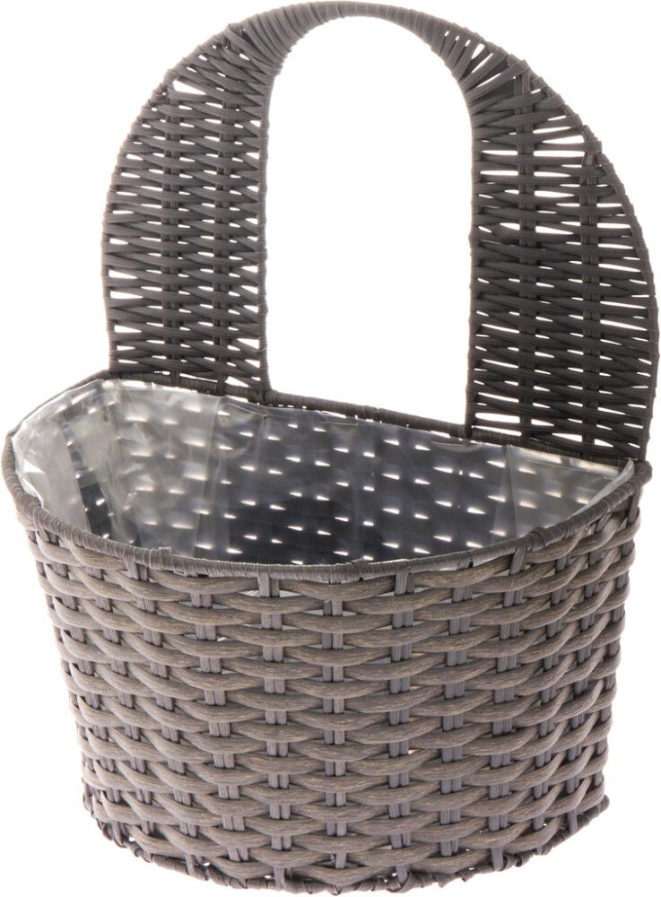 Seinäruukku Onyx puolikaari 32 x 22 x 17 cm