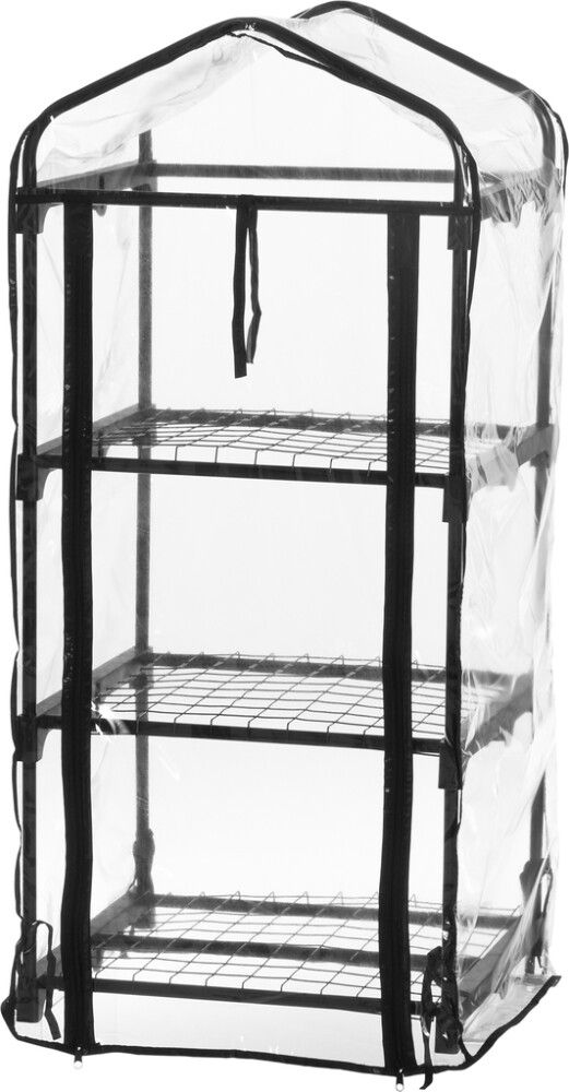 Kasvihuone 50 x 45 x 108 cm musta