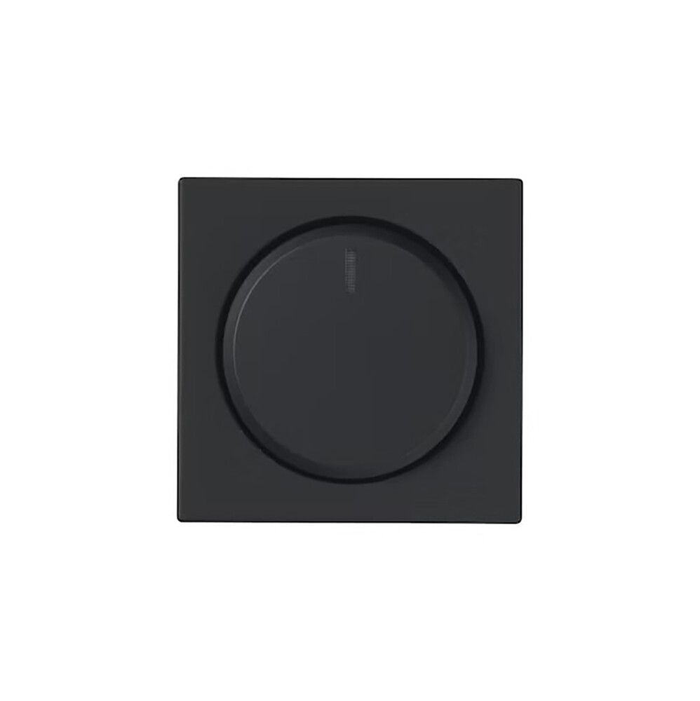 Valonsäädin ABB Impressivo LED 6523UJGL-885P Mattamusta 71 x 71 mm