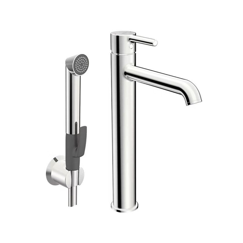 Pesuallashana Oras Optima Style 2602FH Bideellä Kromi