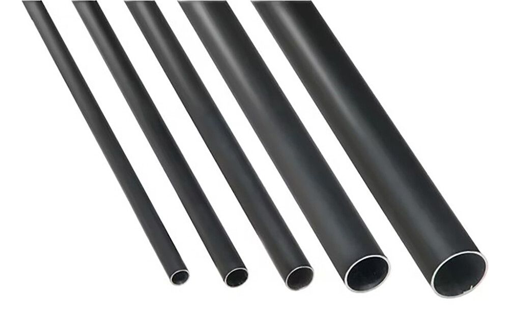 Alumiiniputki Ensto musta 25 x 3000 mm