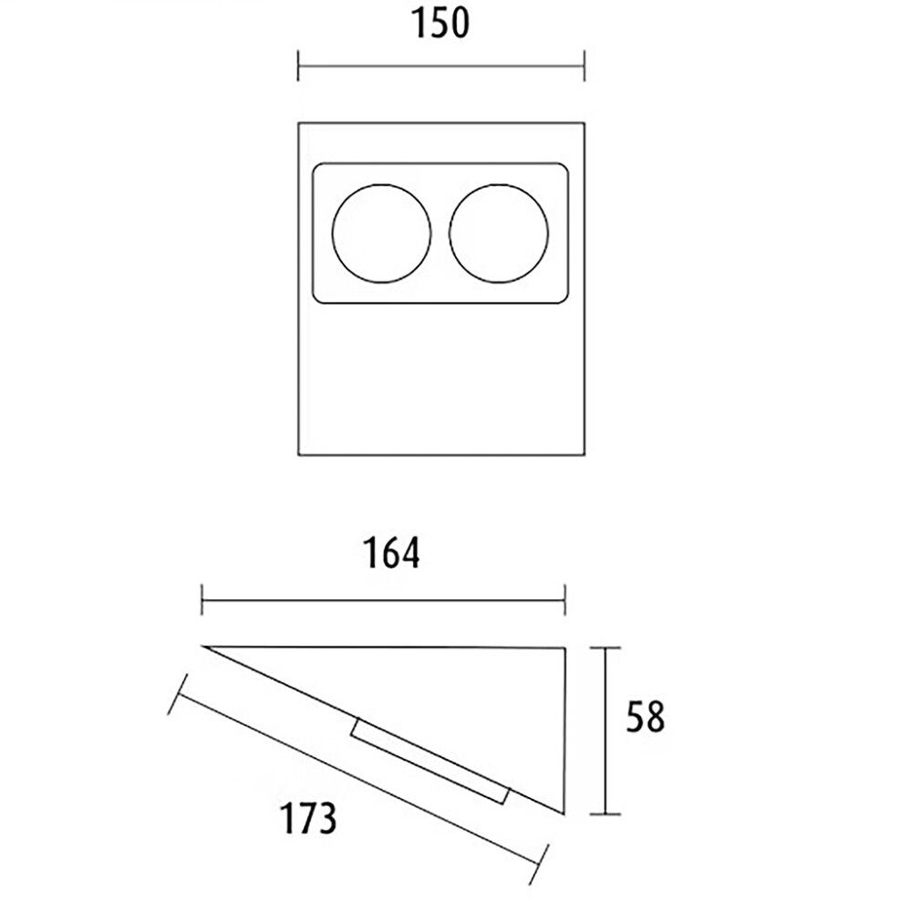Pistorasia Limente Mini-2 IP20 2-os RST