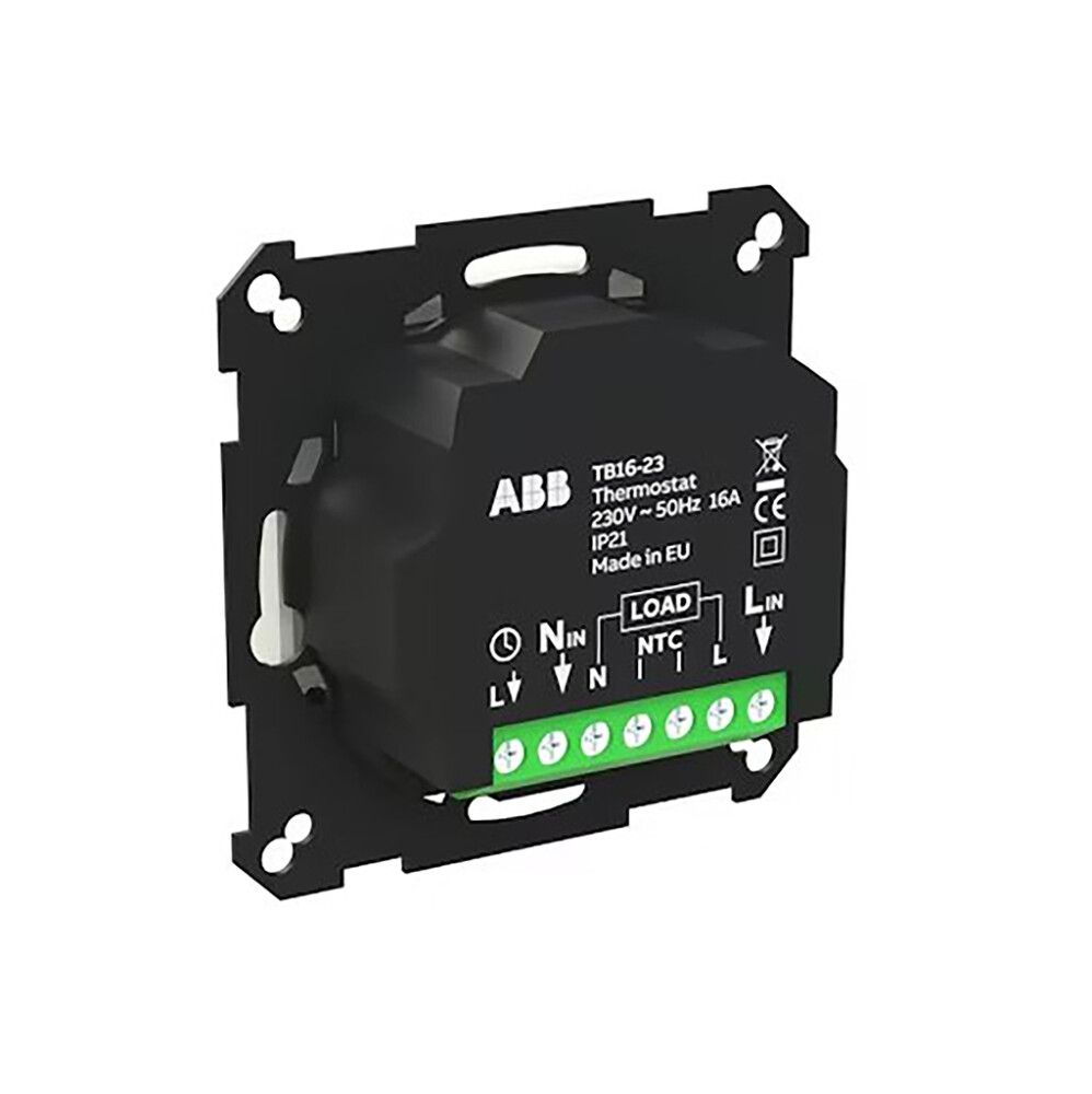 Yhdistelmätermostaatti ABB Jussi bluetooth valkoinen 70 x 70 mm