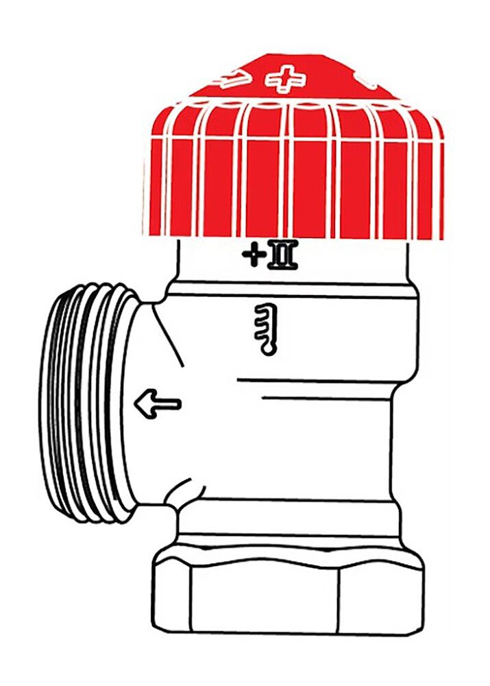 Patteriventtiili IMI TA TRV-3 kulma 3/8"