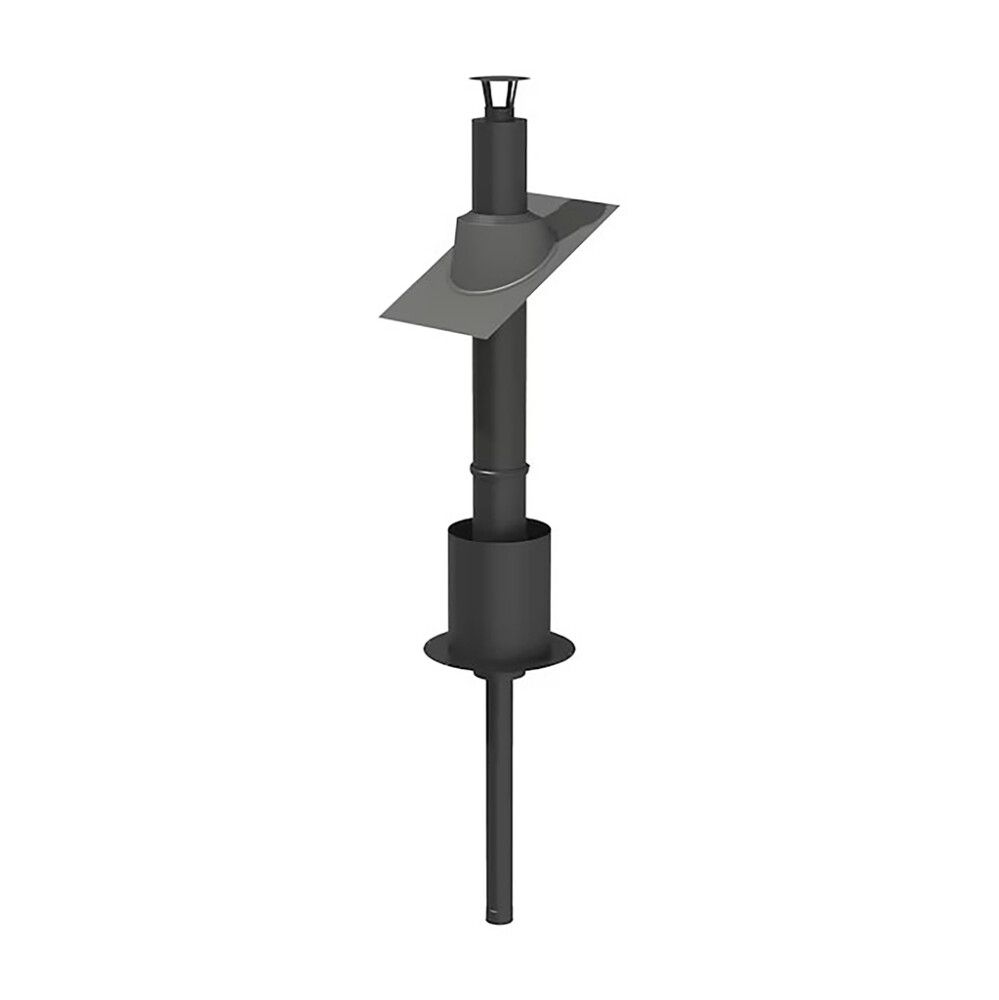 Valmispiippu Jeremias musta Ø 115 mm