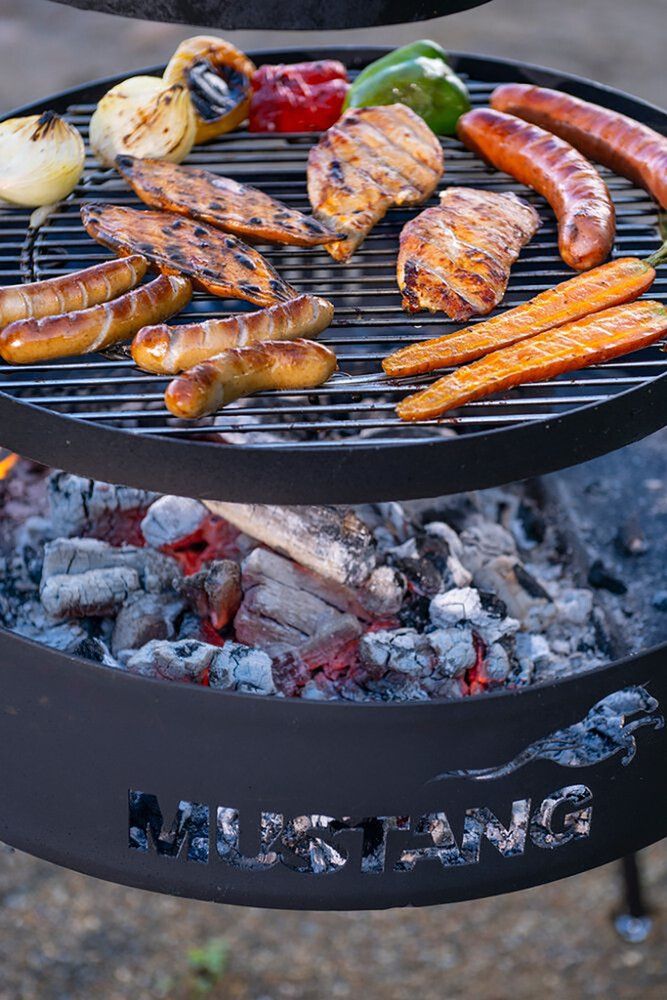 Ulkogrilli Mustang Ventura Ø 65 x 114 cm