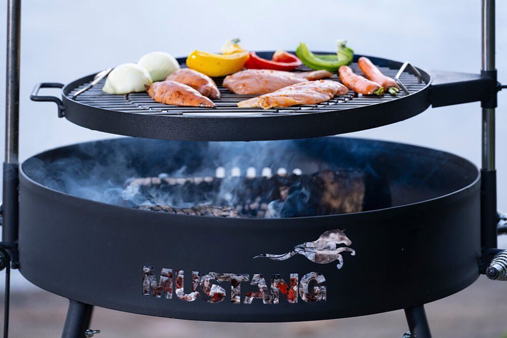 Ulkogrilli Mustang Ventura Ø 65 x 114 cm