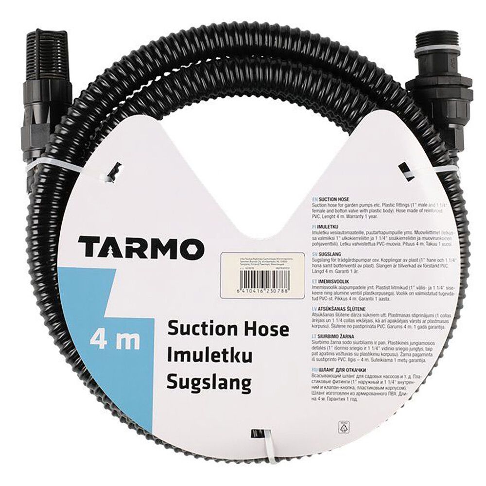 Imuletku muoviliittimillä Tarmo 4 m